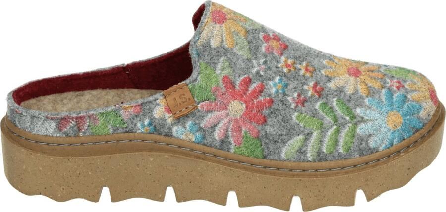 Josef Seibel Pantoffels Charmaux 01 Pantoffel slipper met plateauzool