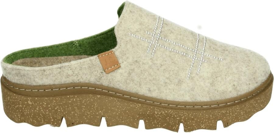 Josef Seibel -Dames off-white-crÈme-ivoorkleur pantoffels