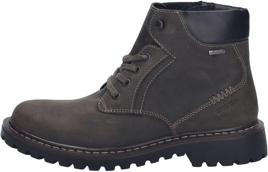 Josef Seibel CHANCE~39~~~~~~~~~~~~~~~~~~~~~ Vrije tijd half-hoogHeren veterschoenHeren sneakers Grijs - Foto 2