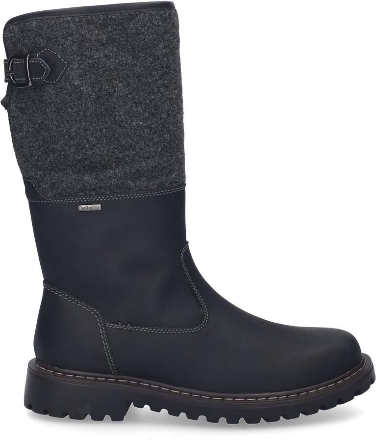 Josef Seibel Winterlaarzen Chance 41 Biker boots veterlaarzen snowboots met lamswol gevoerd - Foto 2
