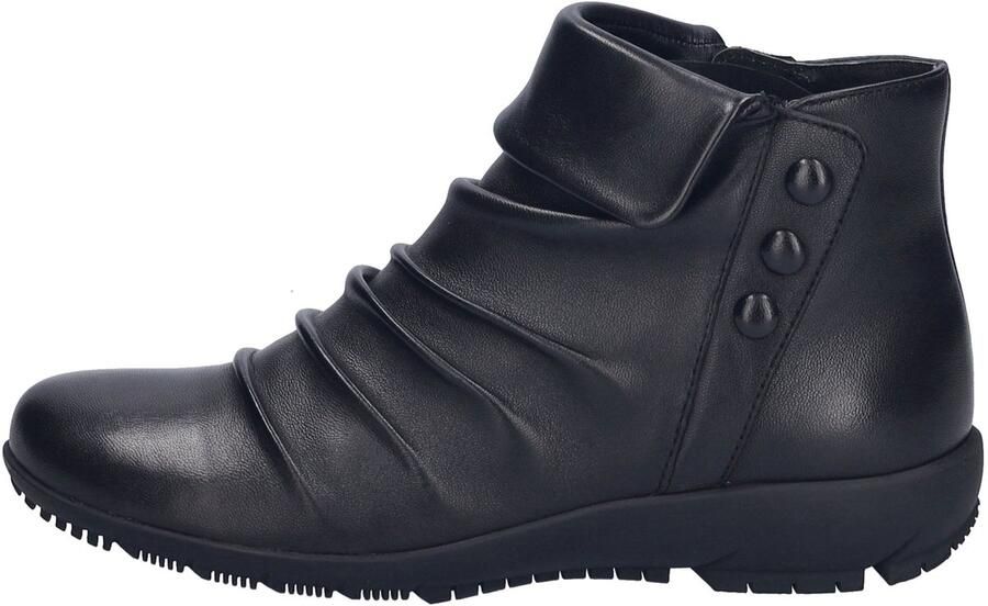 Josef Seibel Laarsjes Charlotte 14 Boots laarzen met ritssluiting en gerimpelde schacht