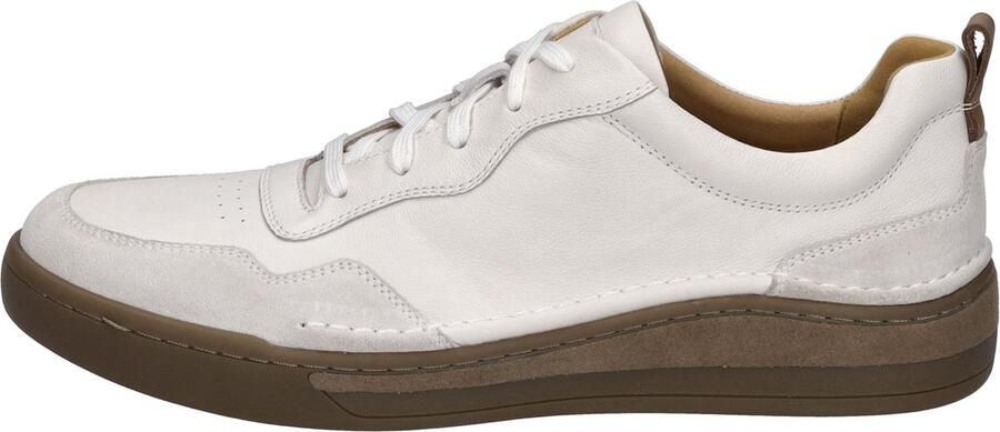 Josef Seibel CLEVE~01~~~~~~~~~~~~~~~~~~~~~~ Vrije tijdsschoenen Heren veterschoen Heren sneakersPopulaire herenschoenen JosefCasual Wit beige