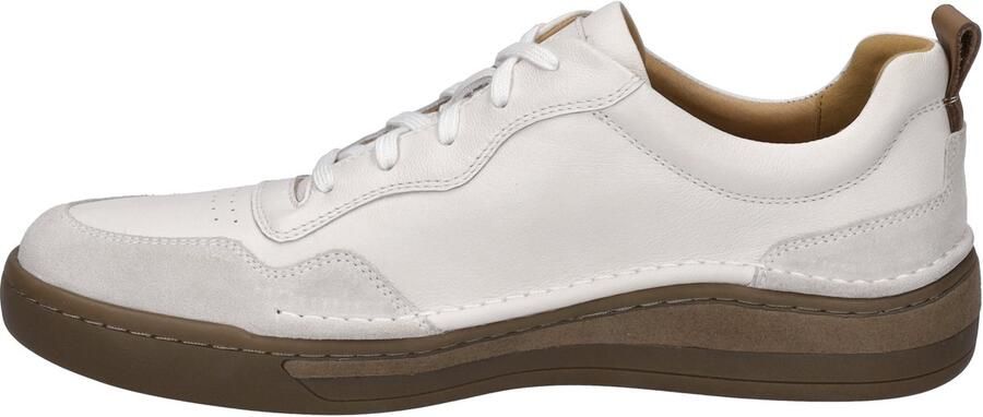 Josef Seibel CLEVE~01~~~~~~~~~~~~~~~~~~~~~~ Vrije tijdsschoenen Heren veterschoen Heren sneakersPopulaire herenschoenen JosefCasual Wit beige