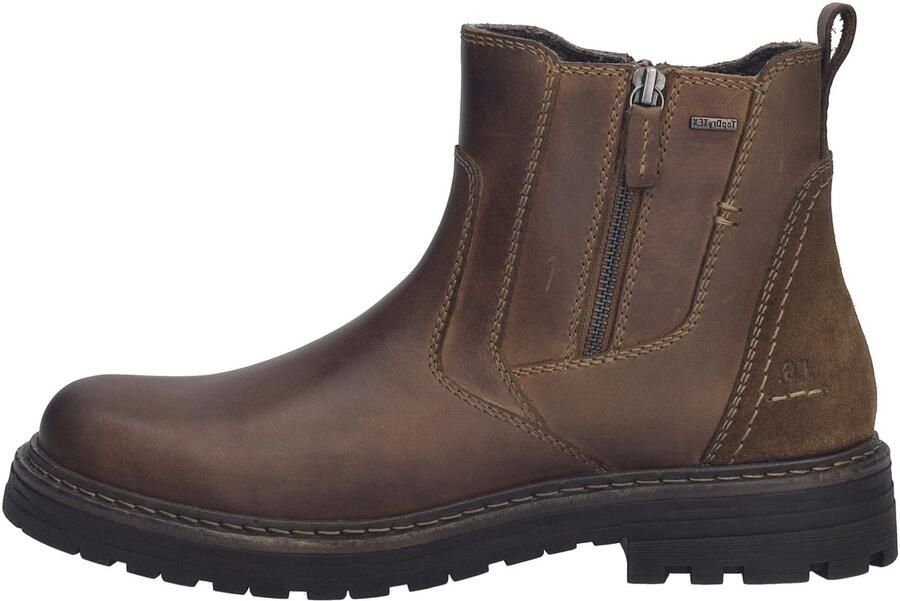 Josef Seibel Chelsea-boots Curtis 51 Bikerboots comfortlaarzen met profielzool