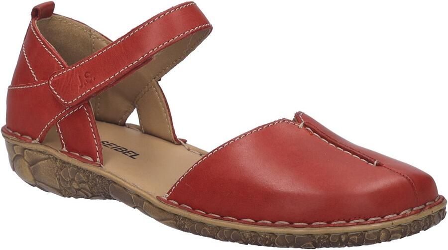 Josef Seibel Dames bandschoen sandaal met dichte neus Rosalie 42 79542 476 470 Rood