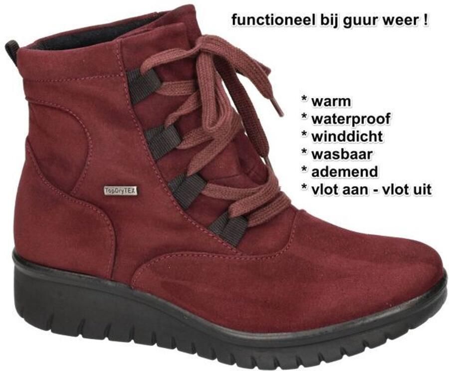 Josef Seibel -Dames bordeaux laarzen