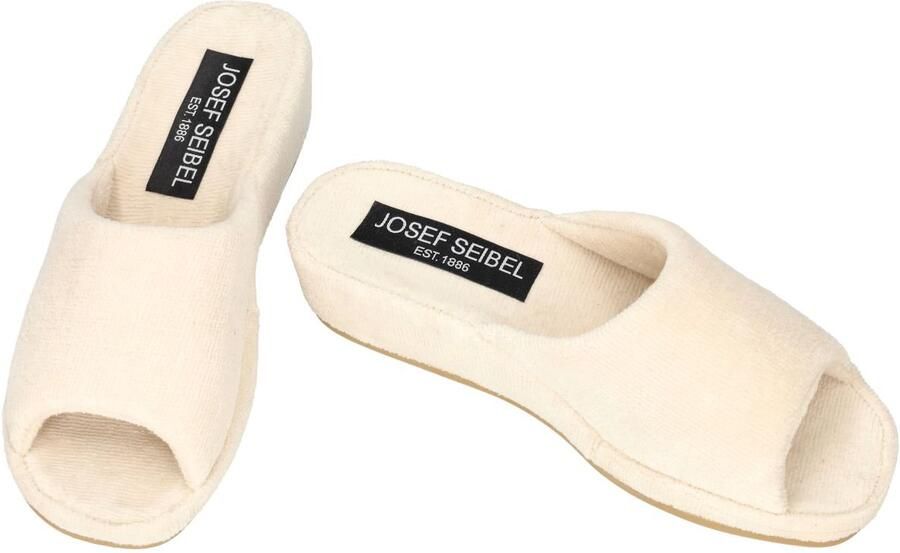 Josef Seibel -Dames crÈme slippers & muiltjes