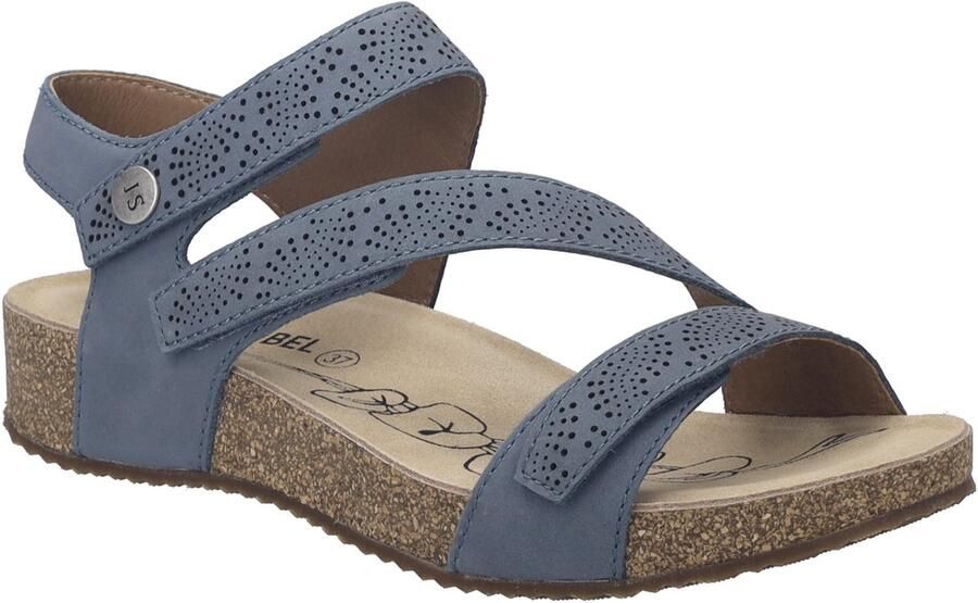 Josef Seibel Dames sandalen Tonga 78 Artikel 78578 380 525 Kleur Blauw