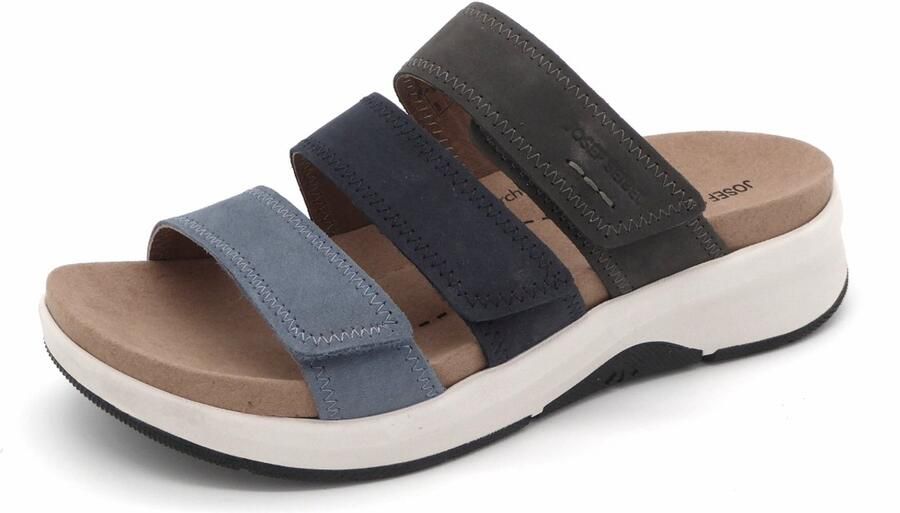Josef Seibel Dames Slipper Estelle 11 97311-380-599 Blauw Combi