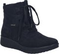 Josef Seibel Dames sneeuwlaars hoge veterschoen Calais 08 Artikel 55351 MA236 100 Zwart - Zwart