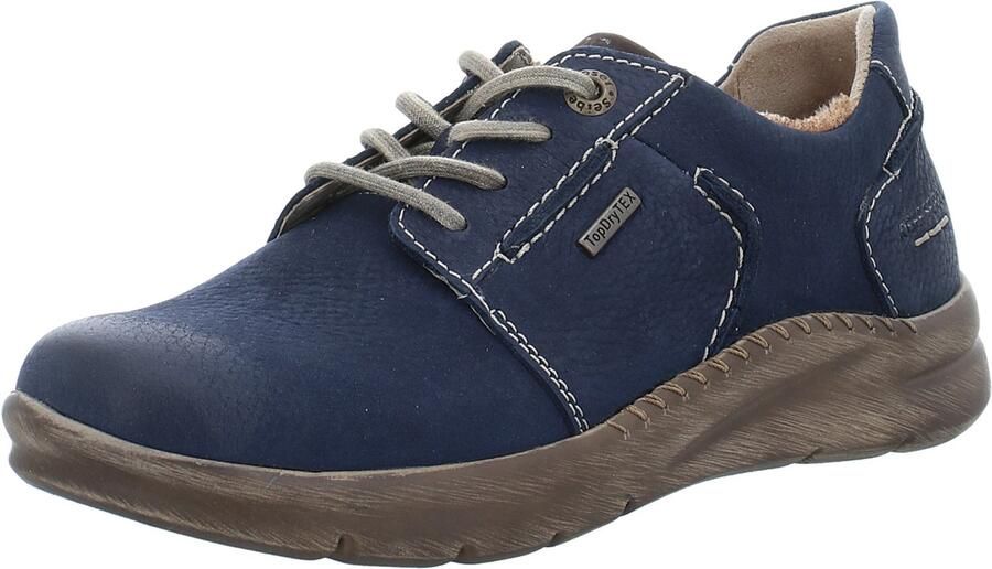 Josef Seibel Dames Sportieve veterschoenen blauw