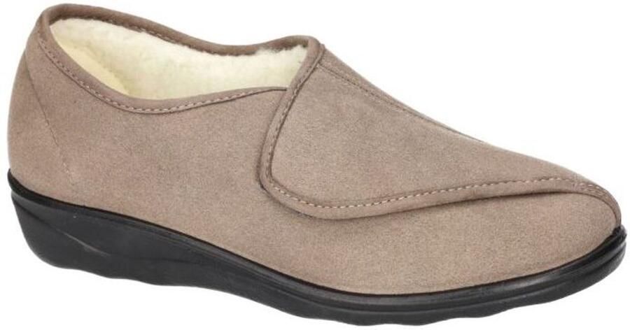 Josef Seibel -Dames taupe pantoffels