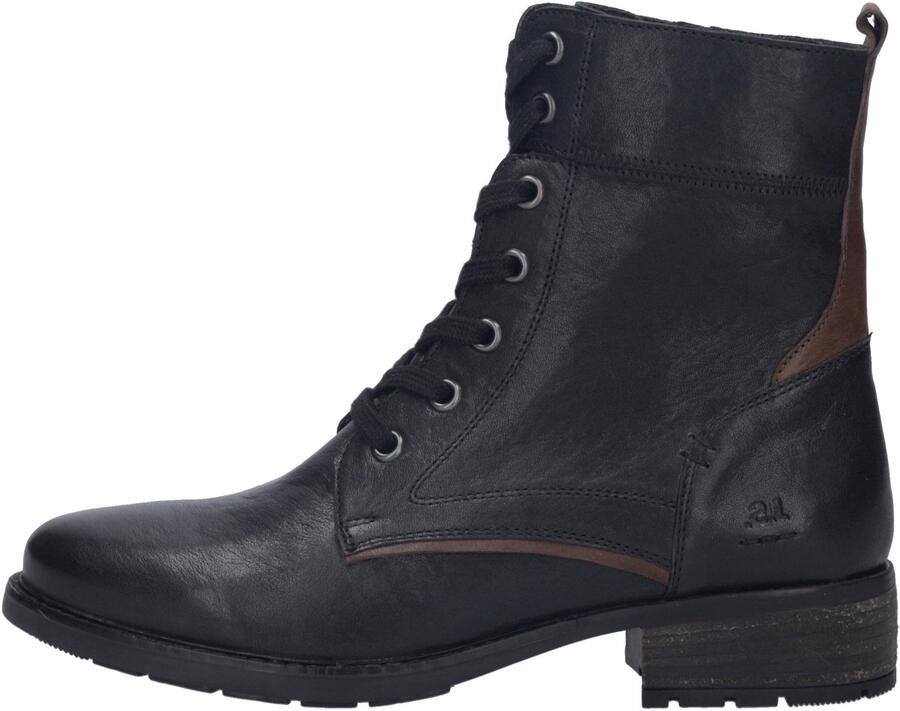 Josef Seibel Dames veterboot Kate 07 Artikel 75307 M135 101 Zwart Combi