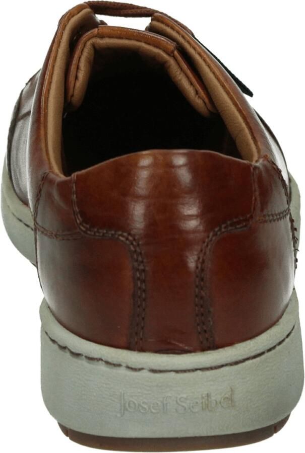 Josef Seibel DAVID 03 CasualHeren sneakersHeren veterschoenVrije tijdsschoenenPopulaire herenschoenen Josef Cognac
