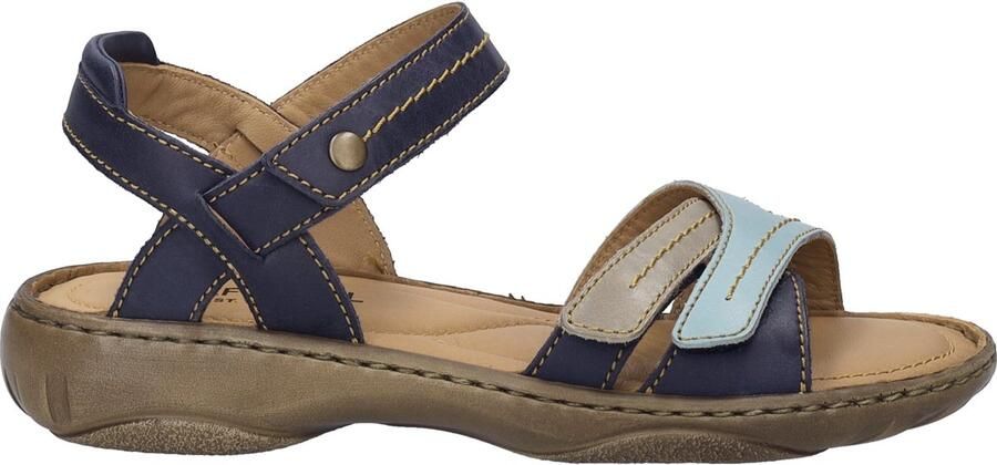 Josef Seibel Comfortabele damessandalen in effen kleur