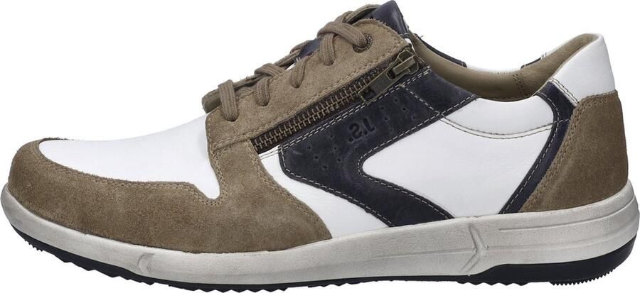 Josef Seibel ENRICO 20 Vrije tijdsschoenenHeren veterschoenHeren sneakersPopulaire herenschoenen JosefCasual Wit beige - Foto 3