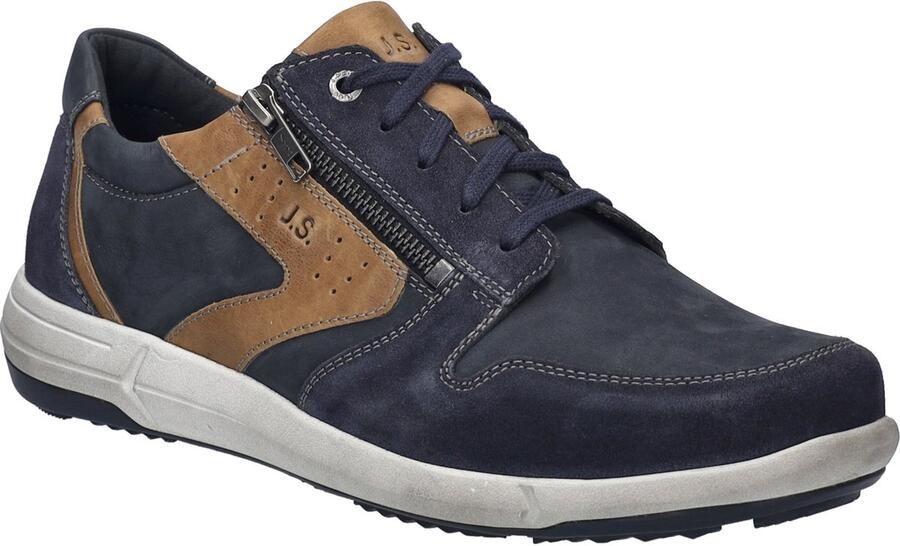 Josef Seibel Sneakers ENRICO 20 vrijetijdsschoen comfort schoen veterschoen in breedte g (breed)