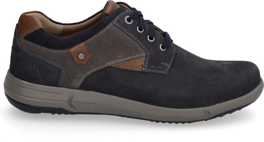 Josef Seibel ENRICO 11 Volwassenen Heren sneakers Heren veterschoenVrije tijdsschoenen Blauw - Foto 2
