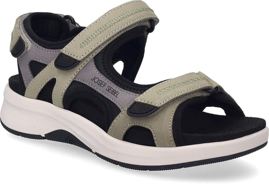 Josef Seibel Open sandaal met klittenbandsluiting