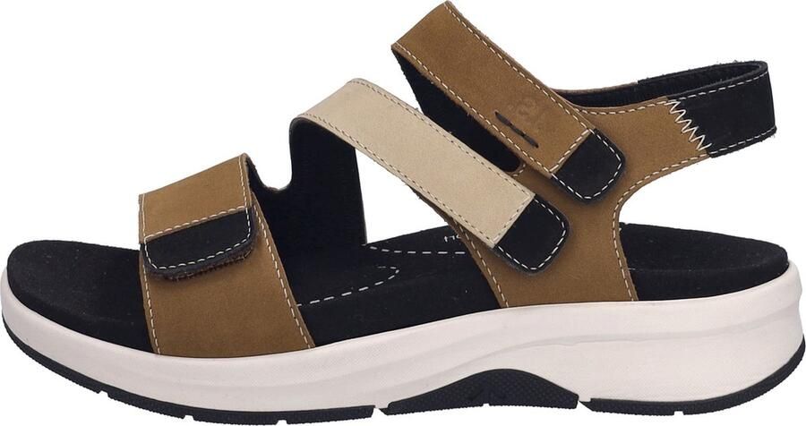 Josef Seibel Sandalen Estelle 06 comfortschoen sandaal klittenbandschoen met voetbed