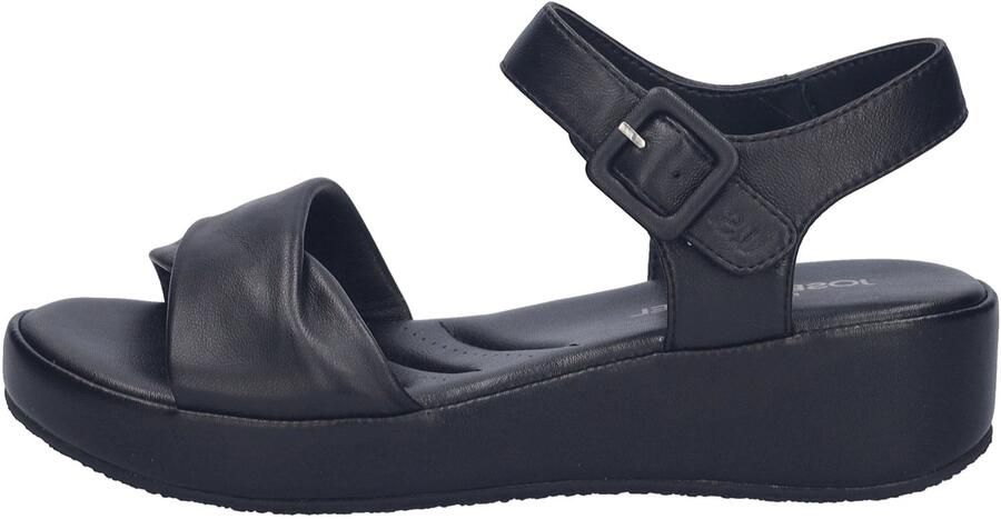 Josef Seibel EVE 02 Sandalen met hak Dames SandalenPopulaire damesschoenen Josef Zwart