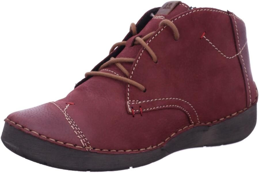 Josef Seibel FERGEY 18 Hoge sneakers Veterlaarzen Dames veterschoenen Dames sneakersHalf-hoge schoenenPopulaire damesschoenen Josef Bruin