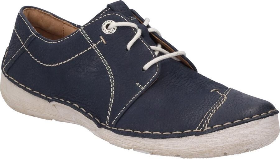 Josef Seibel Veterschoenen Fergey 20 vrijetijdsschoen lage schoen veterschoen met leren voering