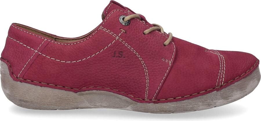 Josef Seibel Veterschoenen Fergey 20 vrijetijdsschoen lage schoen veterschoen met leren voering