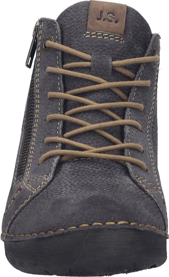 JOSEF SEIBEL Boots 'Schnürstiefelette Damen 59667 MI796 150 Echtleder in blau' blauw