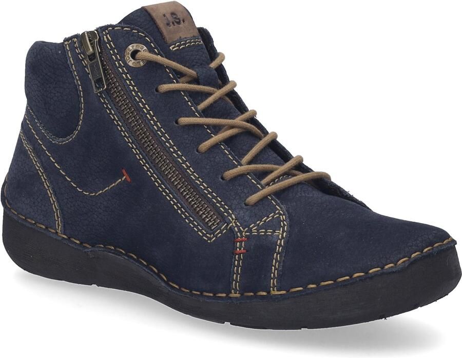 Josef Seibel Veterlaarsjes Fergey 67 Veterschoenen winterlaarzen comfortabele schoen met rits