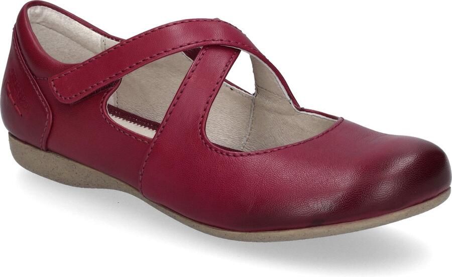 Josef Seibel Ballerina's met riempje Fiona 72 gespschoen lage schoen feest schoen met klittenbandsluiting