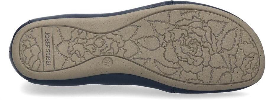 Josef Seibel Ballerina's met riempje Fiona Slippers sandalen comfortschoenen met verfijnde elastische band