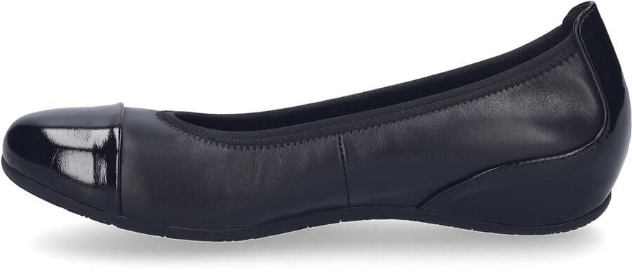 JOSEF SEIBEL Ballerina 'Florina 01' zwart