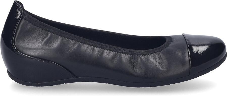 JOSEF SEIBEL Ballerina 'Florina 01' zwart