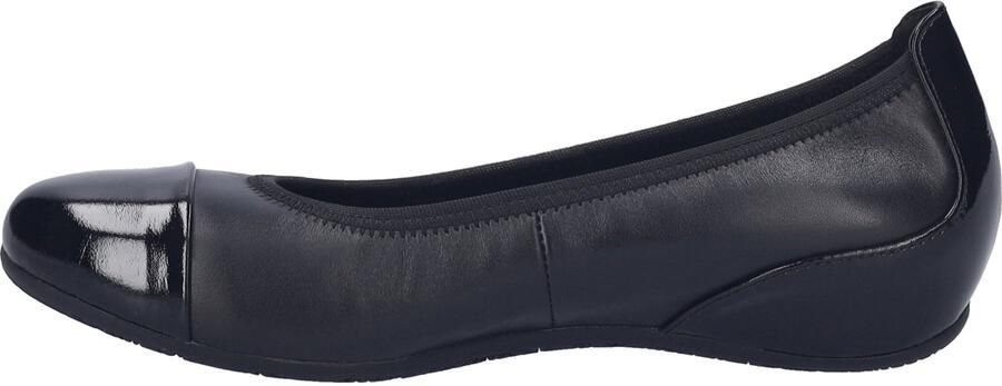 JOSEF SEIBEL Ballerina 'Florina 01' zwart