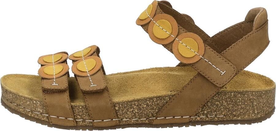 JOSEF SEIBEL Sandalen met riem karamel mosterd oranje