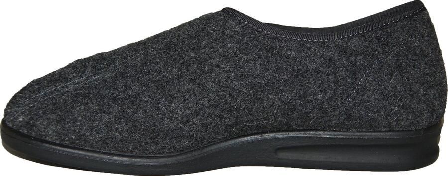 Josef Seibel -Heren antraciet grijs pantoffels & slippers