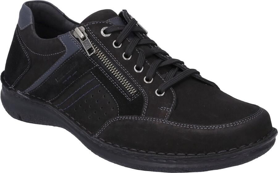 Josef Seibel -Heren zwart sneakers