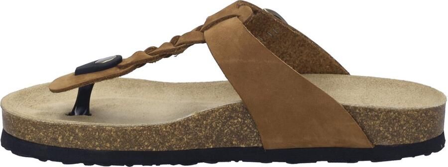 Josef Seibel Teenslippers Hermine 15 plateau dianette zomerschoen met laag voetbed