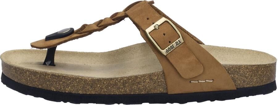 Josef Seibel Teenslippers Hermine 15 plateau dianette zomerschoen met laag voetbed
