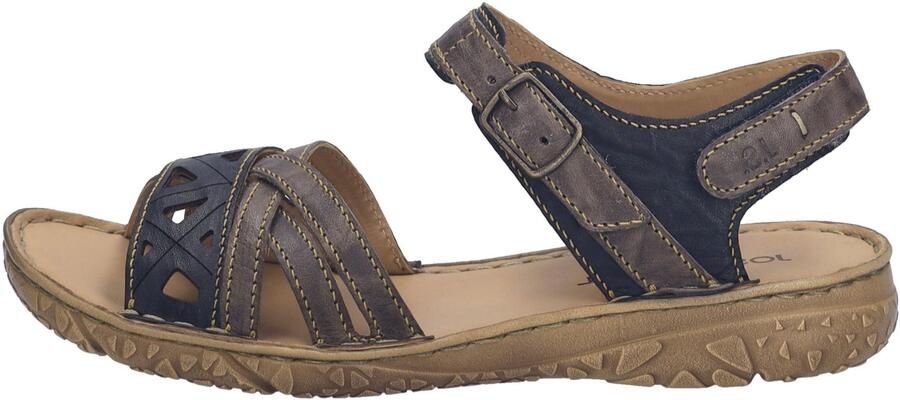 JOSEF SEIBEL Sandalen met riem 'Ivy 08' navy bruin