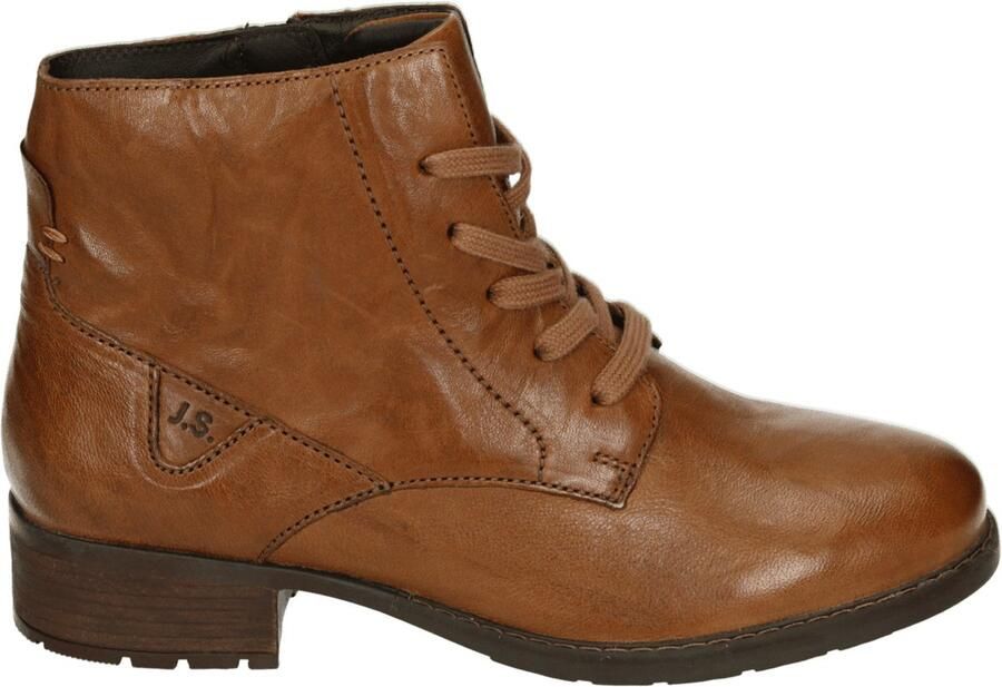 Josef Seibel KATE 17 Hoge sneakers Veterboots Dames veterschoenen Dames sneakersHalf-hoge schoenen Cognac