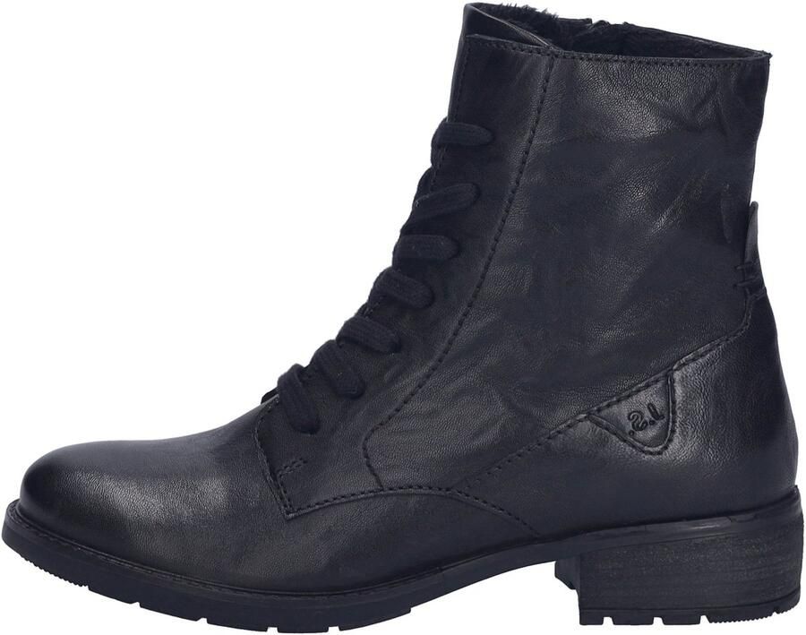 Josef Seibel Veterlaarsjes Kate 17 Enkellaars boots korte laarzen met modieuze blokhak