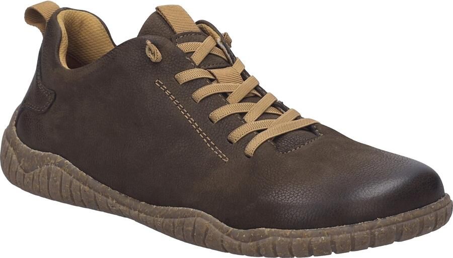 Josef Seibel Lage schoen Wallace 04 Vrije tijdsschoenen Heren veterschoen Heren sneakersCasualBarefoot Cognac