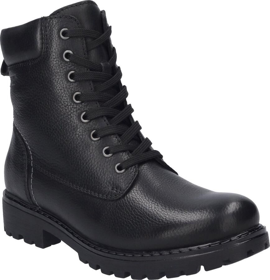 Josef Seibel MARTA~27~~~~~~~~~~~~~~~~~~~~~~ Hoge sneakers Veterlaarzen Dames veterschoenen Dames sneakersHalf-hoge schoenen Zwart