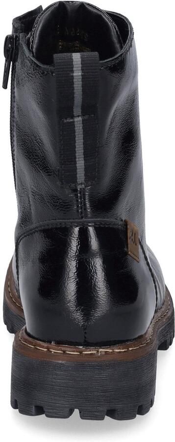 Josef Seibel MARTA~02~~~~~~~~~~~~~~~~~~~~~~ Hoge sneakers Veterlaarzen Dames veterschoenen Dames sneakersHalf-hoge schoenen Zwart