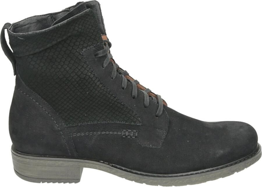 Josef Seibel MELINDA 02 Hoge sneakers Veterboots Dames veterschoenen Dames sneakersHalf-hoge schoenen Zwart