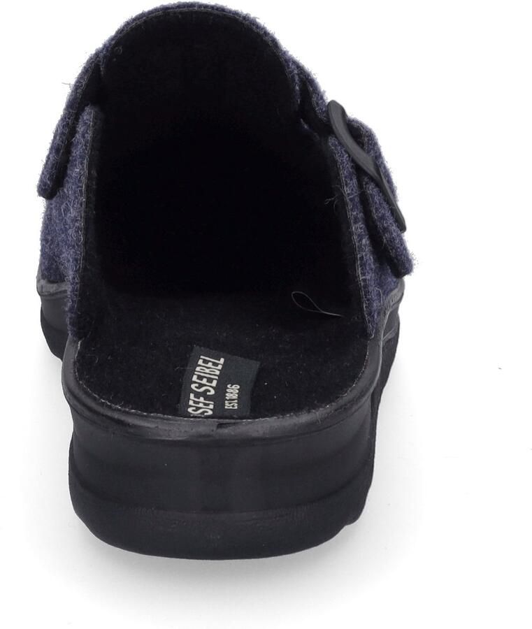 Josef Seibel Pantoffels Metz 240 Huisschoen clog vilten schoen in comfortwijdte H (zeer breed)