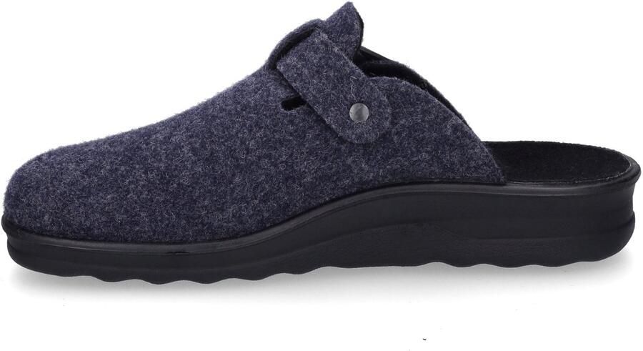 Josef Seibel Pantoffels Metz 240 Huisschoen clog vilten schoen in comfortwijdte H (zeer breed)