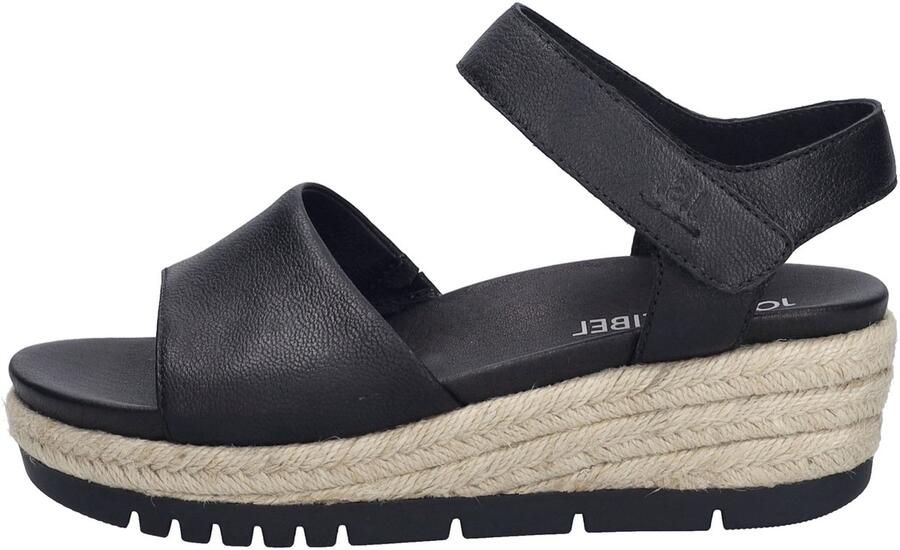 Josef Seibel Sleehaksandaaltjes Miranda 02 sleehaksandaal zomerschoen klittenbandschoen met sleehak
